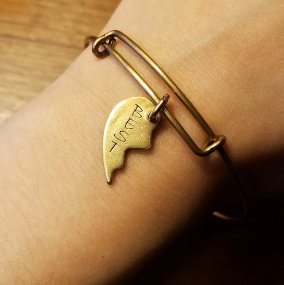 Alex and Ani Jewelry - *RETIRED* Gold Alex & Ani "Best" Bangle